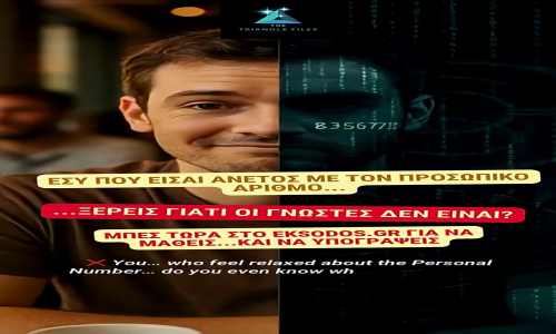 @TheTriangleFiles - Προσωπικός Αριθμός και eksodos.gr