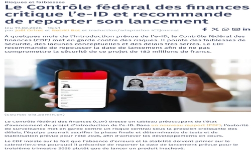Η Ελβετία πατά φρένο – Η ΕΞΟΔΟΣ λέει το αυτονόητο: Όχι στην καθολική ψηφιακή ταυτότητα
