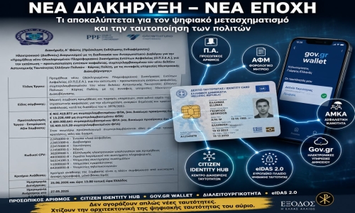 ΟΣΑ ΔΕΝ ΣΑΣ ΕΙΠΑΝ ΓΙΑ ΤΗ ΝΕΑ ΔΙΑΚΗΡΥΞΗ: ΤΟ ΕΠΟΜΕΝΟ ΒΗΜΑ ΣΤΗΝ ΨΗΦΙΑΚΗ ΤΑΥΤΟΠΟΙΗΣΗ