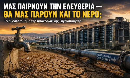 Μας παίρνουν την ελευθερία. Θα μας πάρουν και το νερό;
