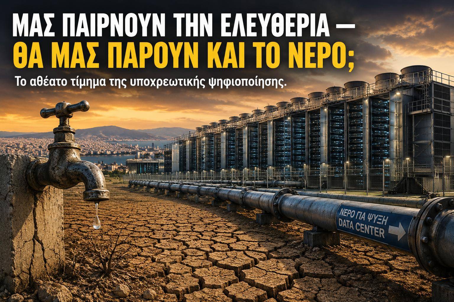Μας παίρνουν την ελευθερία. Θα μας πάρουν και το νερό;